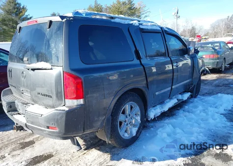 2011 Nissan Armada Platinum from USA, damaged, VIN 5N1AA0NE1BN615227